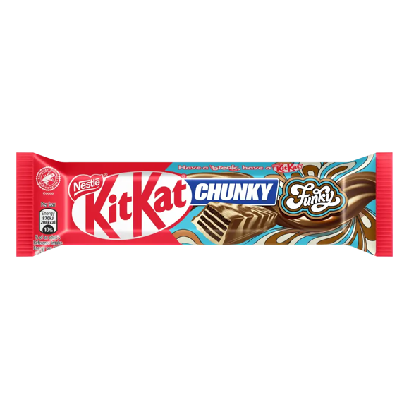 Nestle UK Kit Kat Chunky Funky , case 42g 24 count