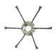 thumbnail image 5 of Cabezal de corte para desbrozadora de alambre de acero perfecl 6 cuchillas 7 pulgadas, 5 of 8