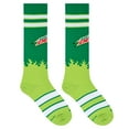 thumbnail image 6 of Cool Socks Unisex Novelty Crew Socks – Mountain Dew Logo Design, Fun Soda Print – Comfortable Cotton, 6 of 6