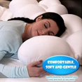 thumbnail image 3 of Memory Foam Pillow, Ergonomic Pillow, Side Sleeper Pillow, White, 3 of 4