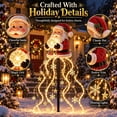 thumbnail image 5 of Liaiai Magic Fountain - Flowing Snowflake LED Christmas Garden Light, Solar Powered Outdoor Yard Decor with Stars Warm Glow Garden Stake for Christmas Holiday Decoration,Santa, 5 of 9