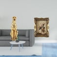 thumbnail image 2 of Figura de guepardo,Figura de guepardo dorado,adorno de escritorio moderno,Marco de fotos,Marco de fotos ornamentado Marco barroco antiguo,Marco de fotos de pared para decoración del hogar, 2 of 8