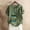 Green, variant on QHWAUAKFBN T Shirts For Women Trendy Boho Fish Print Loose Blouse Short Sleeve Shirt Button Tshirts Top