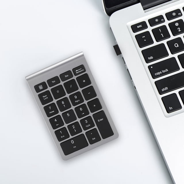 RF304 22 Key Numeric Keypad USB 2.4G Mini Keyboard for Laptop, PC, Desktop, Pro, Notebook