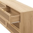thumbnail image 5 of Dasun 59.06"6-Drawers Rattan Storage Cabinet Rattan Drawer with White Drawer Slides,for Bedroom,Living Room,Natural, 5 of 7
