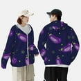 thumbnail image 6 of Easygdp Eggplant Lightweight Long Sleeve Sun Shirt Sports long-Sleeved Sun Protective Clothing, Quick Drying Breathable - Small, 6 of 9