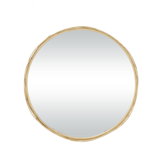 CosmoLiving by Cosmopolitan 24" x 24" Gold Wall Mirror