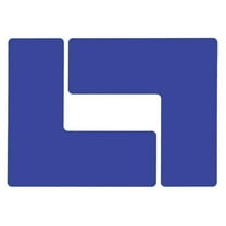 Brady Floor Tape,Blue,3 inx8 in,L,PK20 104444