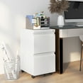 thumbnail image 2 of Vinsetto Steel File Cabinet with Lock Hanging Bar for Letter A4 Legal Size, 2 of 10