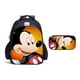 thumbnail image 2 of Mochila de Mickey Mouse de Disney para adolescentes, niños y niñas, mochila escolar con estuche para lápices, mochila de viaje de negocios de Anime de dibujos animados, 2 uds. Gao Jinjia LED, 2 of 2