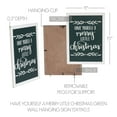 thumbnail image 5 of Have Yourself A Merry Little Christmas Green Wall Hanging Sign 15x11, 5 of 5