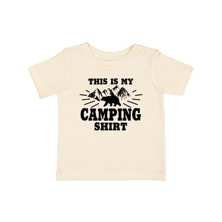 

Inktastic This is My Camping Shirt with Bear and Moutains Gift Baby Boy or Baby Girl T-Shirt