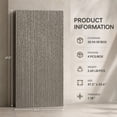 thumbnail image 5 of BEAUTYPEAK 4PCS 48"x 24" 3D Wall Decor Wall Panels Faux Stone Siding, Cement Grey, 5 of 8