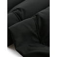 thumbnail image 5 of INSPIRE CHIC Chaleco de Invierno sin Mangas con Capucha para Mujeres, con Bolsillos y Cinturón, Talla M, Negro, 5 of 5