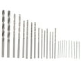 thumbnail image 3 of Micro Mèches de Forage, 25Pcs Tige Droite Spirale Foret 0.5-3mm Réparation Mini pour Bijoux pour PCB, 3 of 8