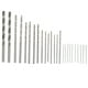 thumbnail image 1 of Juego de 25 brocas micro helicoidales de vástago recto HSS para joyería, relojes, manualidades con PCB, 0,5-3 mm, 1 of 15
