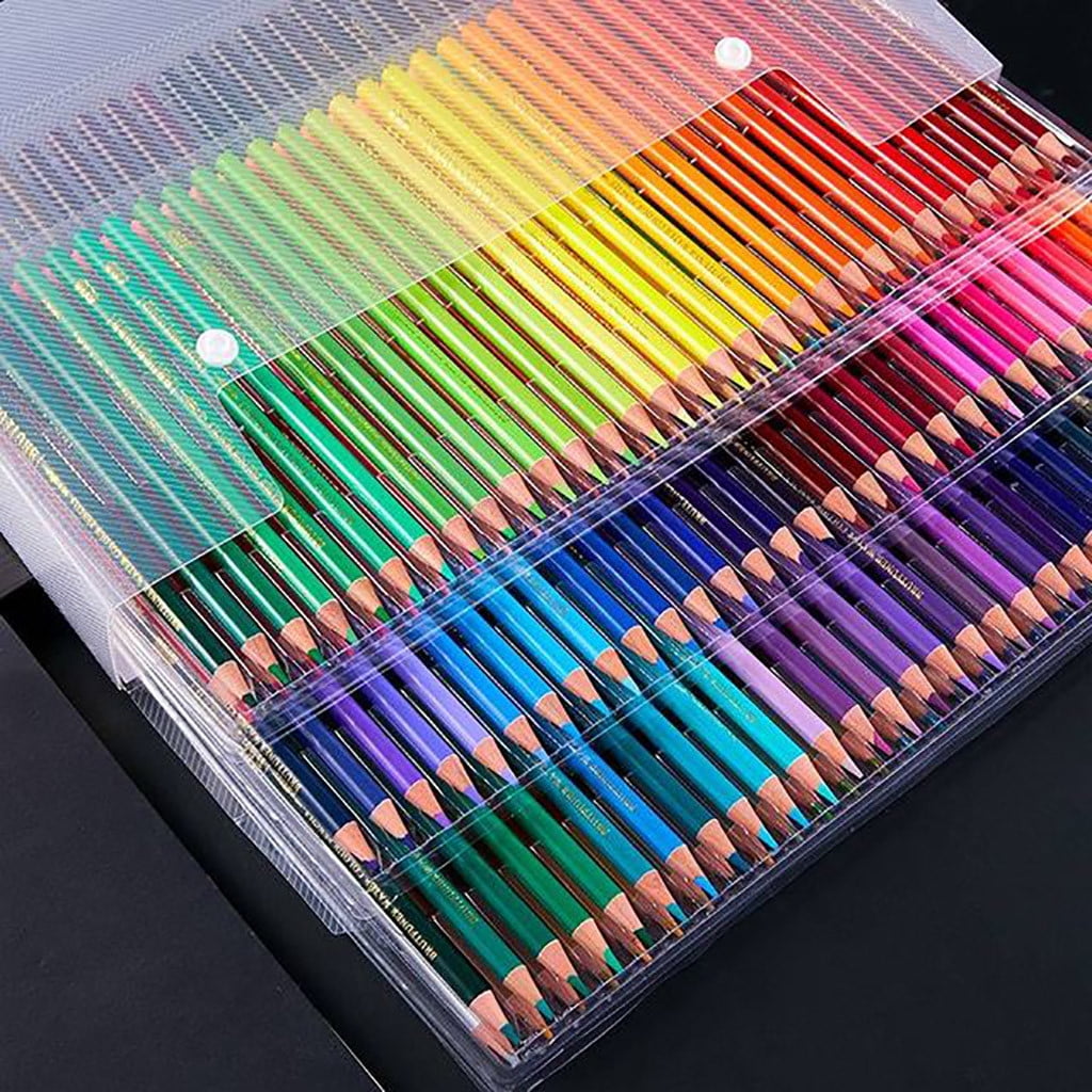 Jinpojun 12 Crayons de Couleur, Ensemble de Crayons de Couleur pour Enfants et Adultes, Numéroté, Esquisse, Ombrage et Coloration, Artistes Art Supplies, Couleurs Vives