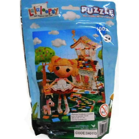 Cardinal Lalaloopsy Dress Up 100 Pieces Jigsaw Puzzle In Foil Bag Ages 5+ and Up