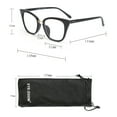 thumbnail image 4 of EYE ZOOM 3 Pack Ladies Plastic Frame Cat Eye Style Reading Glasses for Women, Multi-Color +1.50, 4 of 5