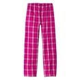 thumbnail image 6 of Mafoose Women Juniors Plaid Female Cotton Pajama Dark Fuchsia 2XL, 6 of 6