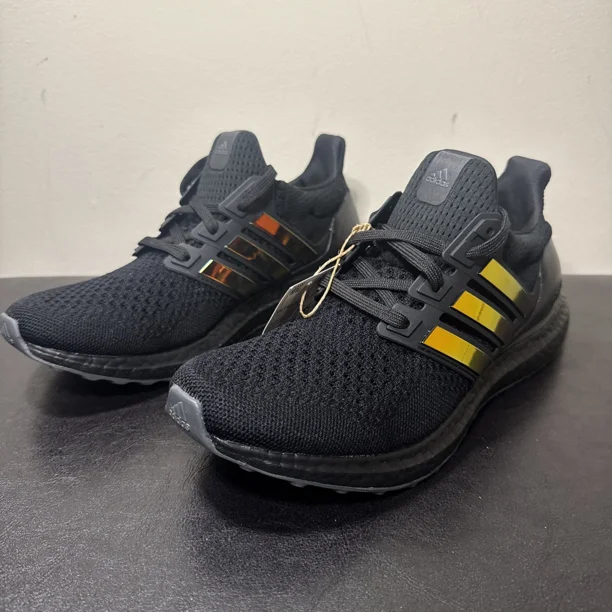 New Ad-id-as Ultraboost 1.0 Mirror Pack Black Road Running Shoes Men Size 7 JH6583
