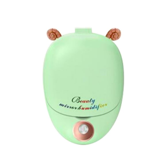 Facial portátil, práctico rociador de niebla fría, vaporizador facial de atomización humectante automático recargable por USB para el cuidado de la piel Mak (incluye un espejo)