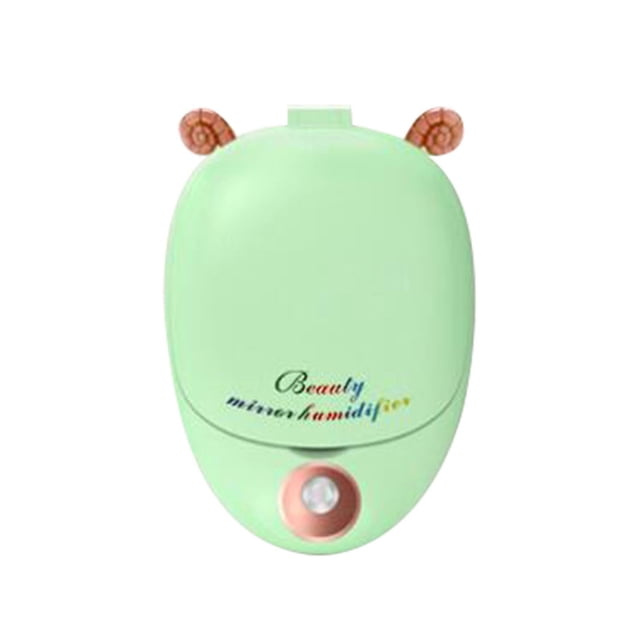 Edgergery Vaporisateur Facial Portable, Rechargeable par USB, Atomisation Hydratante Automatique pour Soin du Visage (Inclus un Miroir)