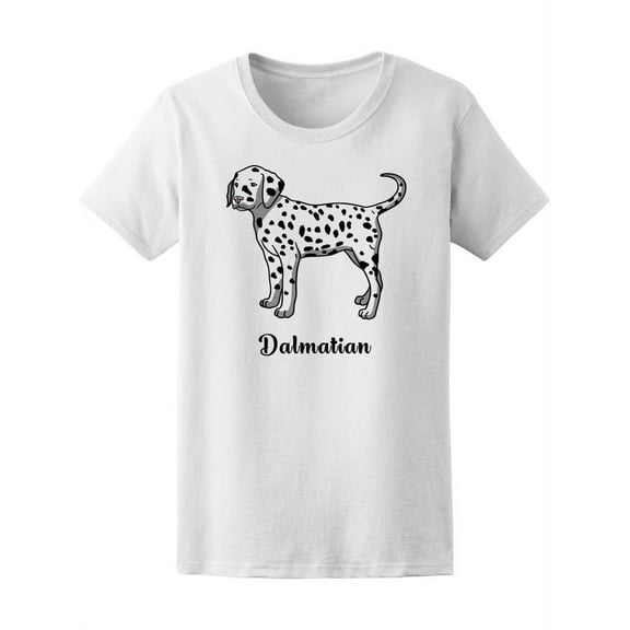 Puppy Dalmatian Dog Graphic T-Shirt Women -Image by Shutterstock, Female x-Large
