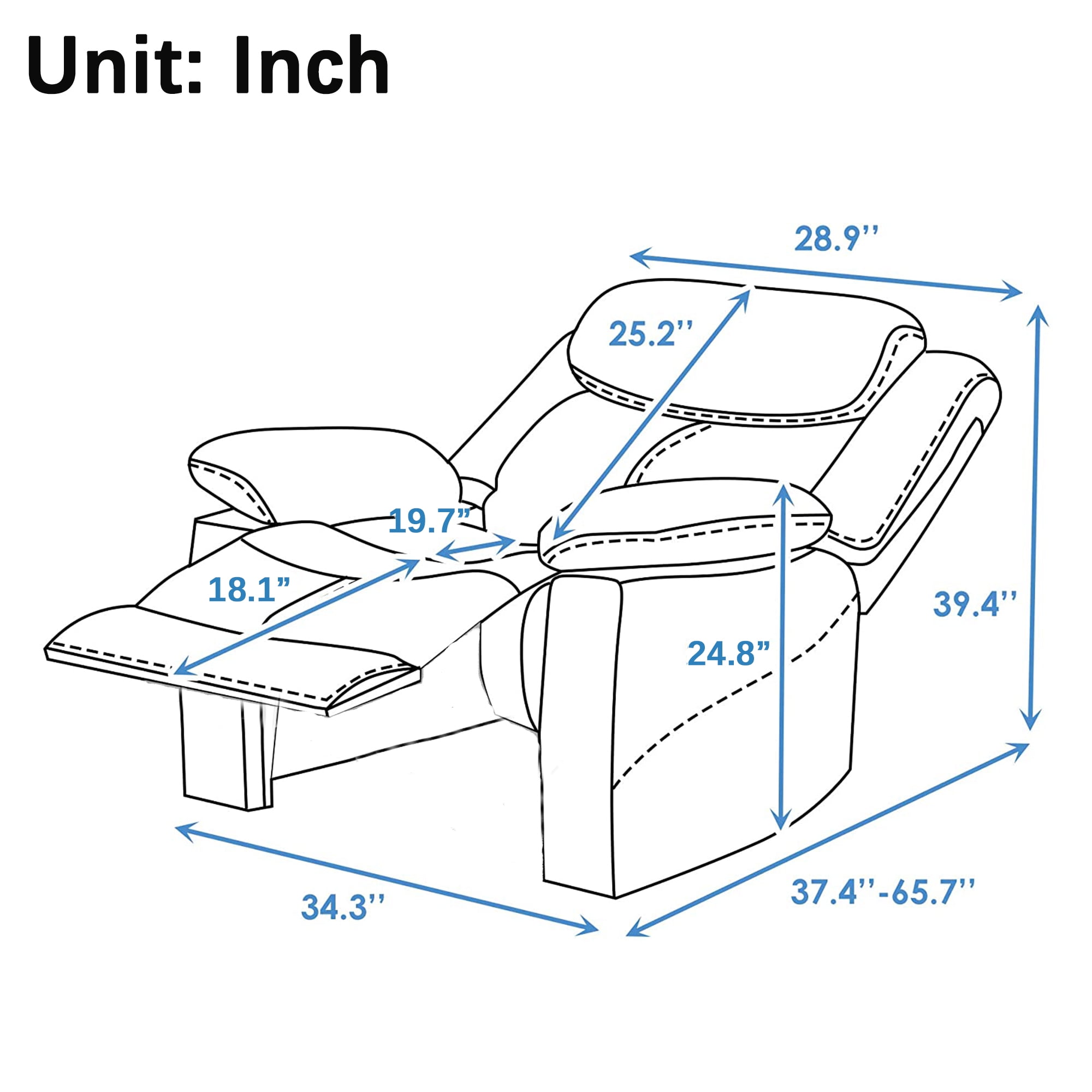 Kepooman Brown PU Leather Heated Massage Recliner Chair with 8 Vibration Points for Living Room Kepooman Brown PU Leather Heated Massage Recliner Chair with 8 Vibration Points for Living Room