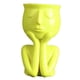 thumbnail image 1 of Maceta decorativa de mesa con retrato humano, escultura, estatua, maceta, jarrón para Yellow_A, 1 of 7