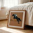 thumbnail image 6 of Jumping Horse - Photography Oak Framed Wall Art Print 20 x 20 inches, 6 of 8