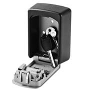 Key Lock Box Keys Storage Lock Box with 4 Digits Combination Resettable Codes Wall Mounted Outdoor Waterproof Cover