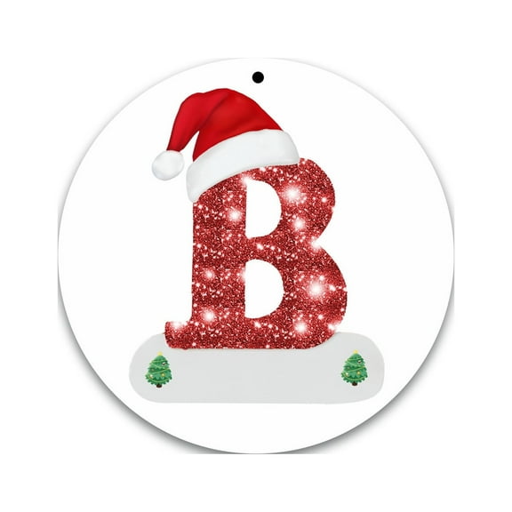 100Fens Christmas Alphabet Decorations Personalized For Gift Christmas Tree Hanging Ornament DIY Decorations