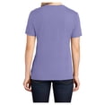 thumbnail image 2 of Yellow Rooster Women's Core Cotton V-Neck Tee Violet 4XL, 2 of 6