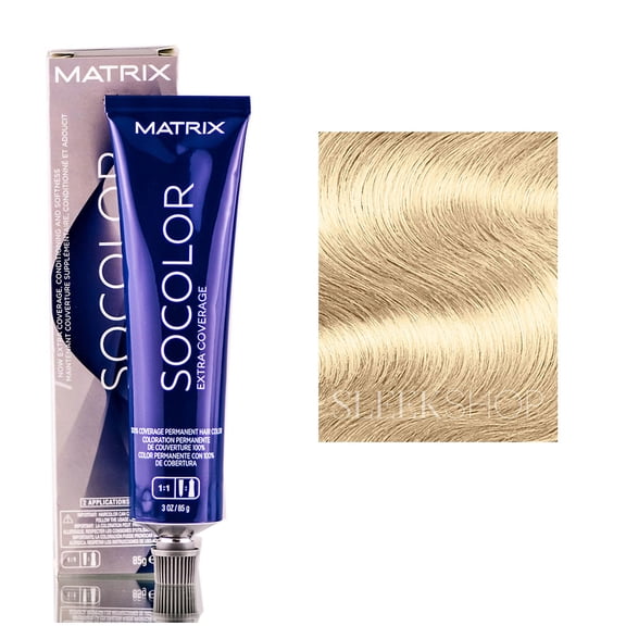 510N - Extra Light Blonde Neutral Extra Coverage , Matrix Socolor Extra Coverage LARGE Haircolor - 3 oz , Hair Beauty Product - Pack of 1 w/ Sleek Pin Comb