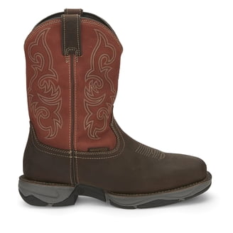 Tony Lama Men\'s Amber Brown Waterproof EH Square Toe Work, Western Boots 9.5 D 1663799?wid=554&hei=554&qlt=90  main image 3