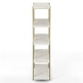 thumbnail image 3 of Furniture of America Ketano Metal 4-Shelf Bookcase in Gold Champagne, 3 of 9