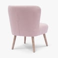 thumbnail image 6 of WestinTrends 25" Wide Upholstered Boucle Accent Chair, Dusty Peach, 6 of 14