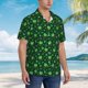 thumbnail image 3 of Fotbe Happy St. Patrick's Day Camisa Hawaiana para Hombre Unisex – Camisa Casual de Verano con Botones de Manga Corta de Algodón y Lino,X-Large, 3 of 7