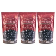 WuFuYuan - BOBA Tapioca Pearl Black Sugar Flavor (Ready in 5 Minutes) Bubble Tea Ingredients - 8.8 oz (250g) - 3 PACK