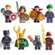 thumbnail image 4 of Set de 32 Figuras de Bloques de Construcción Súper Héroes - Familia de Murciélago, Mapache y Arácnido, Mini Muñecos de Acción para Juego Creativo, Exhibición y Colección, 4 of 6