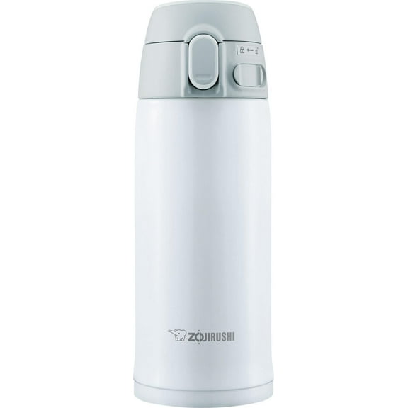 Zojirushi Vacuum Insulated Bottle SM-TA36(WA), White, 0.36L