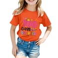 thumbnail image 1 of TZEWGL Tops For Toddler Round Neck Loose Short Sleeve Graphic Print Top For Kids size 10-11T, 1 of 4