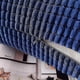 thumbnail image 3 of Dark Blue Granules Cushion And Cushion Cover Set Of 2, Soft Corduroy Decorative Square Cushion Cover, 3 of 5