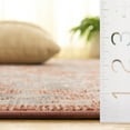 thumbnail image 6 of SAFAVIEH Blair Gerald Traditional Machine Washable Area Rug, 6'7" x 6'7" Square, Rose/Grey, 6 of 14