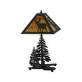 thumbnail image 2 of Meyda Tiffany 151433 Placid Deer 21" Tall Buffet Table Lamp - Bronze, 2 of 6