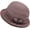 Brown, variant on Womens 1920s Vintage Gatsby Church Derby Hats Autumn Winter Warm Felt Wide Brim Sun Hat Classic Cloche Hat for Tea Party