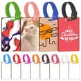 thumbnail image 2 of 10/12Pcs MDF Luggage Tags Double Sided Securely Spot Your Suitcase Eco-friendly Luggage Tags Trip Supply, 2 of 7