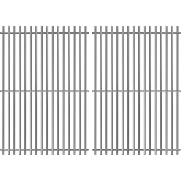 7639 Cooking Grates for Weber Spirit I & II 300 Series E310, E320, E330, S310, S320,304 Stainless Steel Grill Grates for Spirit 700, Weber 900, Genesis Silver/Gold/Platinum B & C, 1000-3500
