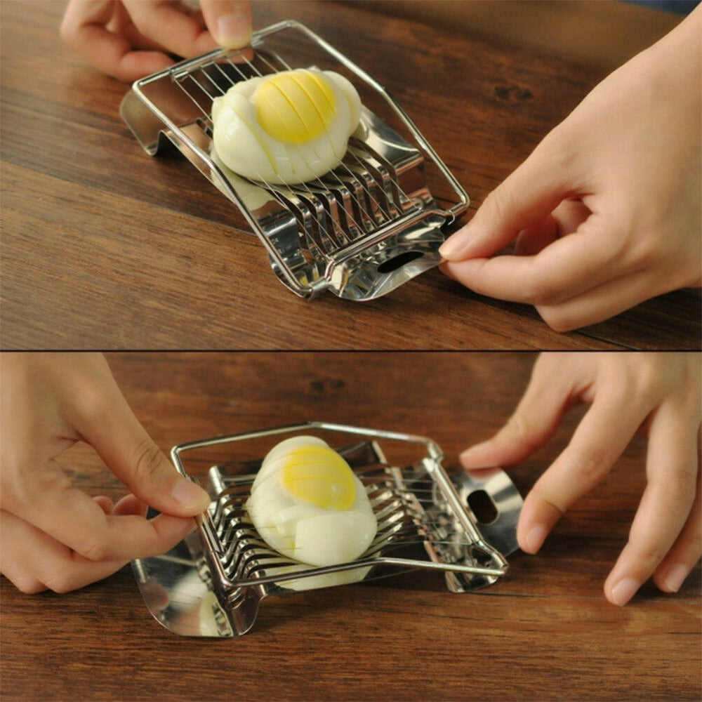 Kitchen Stainless Steel Wire Egg Slicer Cutter Chopper Tool for Hard